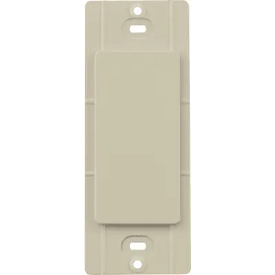 Inserto Ciego para Placa de Pared / Acabado Satinado / Color Taupe / Nylon Resistente a Impactos / Instalación Snap