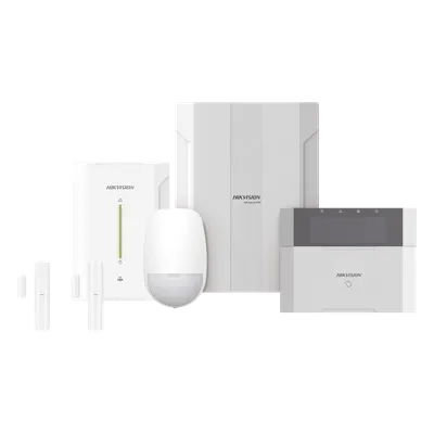 Kit de alarma híbrido Hikvision DS-PHA64-LP/RF con 64 zonas
