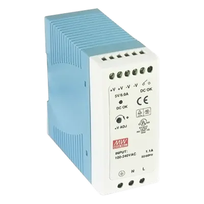 Fuente de poder MEANWELL MDR-40-12 de 12 VCC para riel DIN
