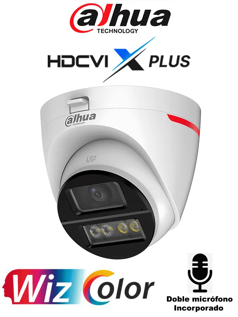 Cámara domo Dahua DH-HAC-HDW1249XN-A-PRO con video a color 24/7