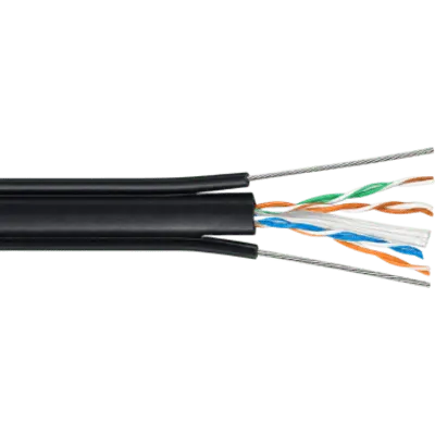Cable UTP Elevador / Cat 6 / 4 Pares / 23 AWG / Doble Mensajero / 305 m (1000.7 ft)