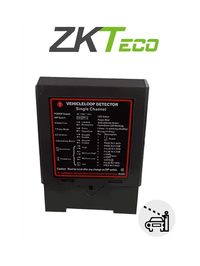 ZKTECO ZF24 - Sensor de Masa de un Carril / 24VDC/AC / Salida NO NC COM /Compatible con Barrera WEJOIN y ZKTECO