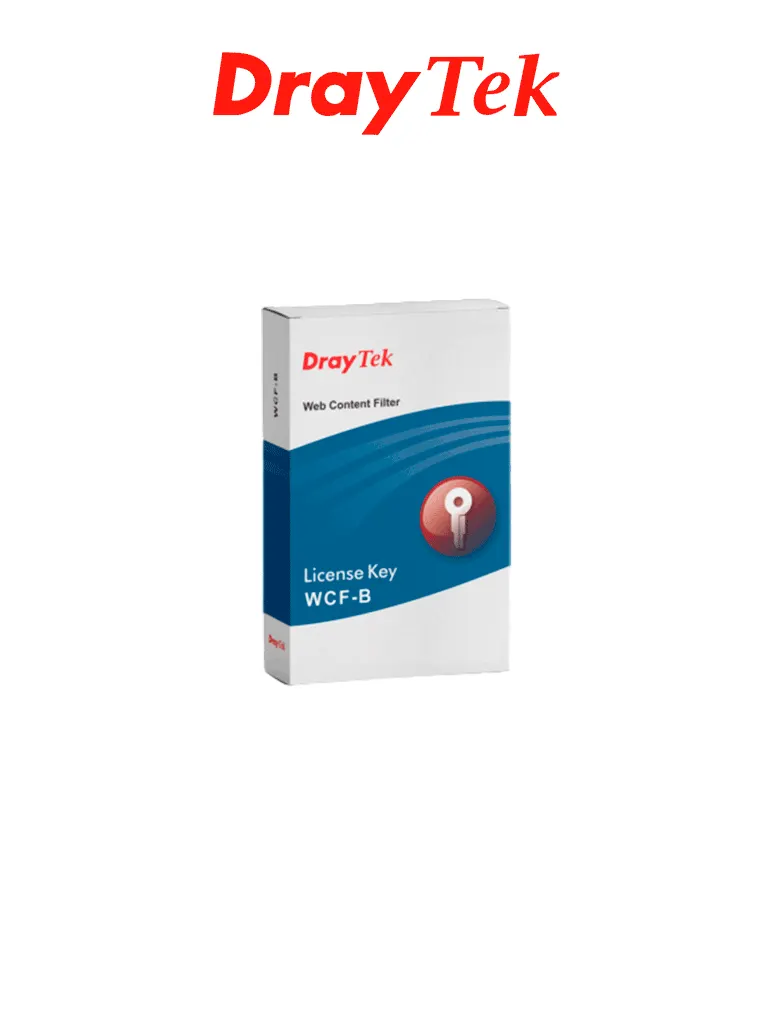 DRAYTEK BCARD - Licencia de filtrado de contenido web, compatible con Vigor 2110, 2130, 2135, 2710, 2750, 2760, 2912 y 2915, con una duración de 12 meses