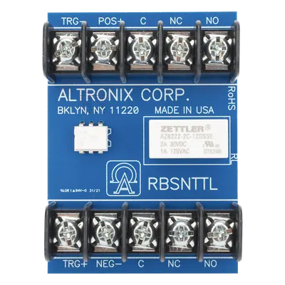 Módulo relé ultrasensible ALTRONIX RBSNT-TL con salida DPDT