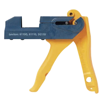 Herramienta de Terminación / Para Conectores de Impacto 110 / Leviton 61110, 5G110 y 6110G / Operación con Una Mano / Cabezal Ajustable