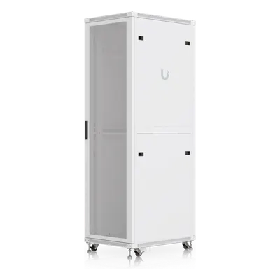 Gabinete Rack de Piso / 42U / 600 x 800 mm (23.6 x 31.5 in) / Carga Estática 800 kg (1763.7 lb) / Puerta Perforada / Ventiladores Integrados / Ruedas con Seguro