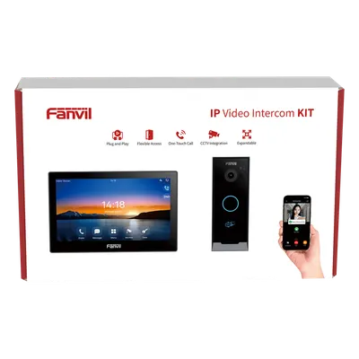 Kit de videoportero IP FANVIL VIK-01 con pantalla táctil de 7 pulgadas