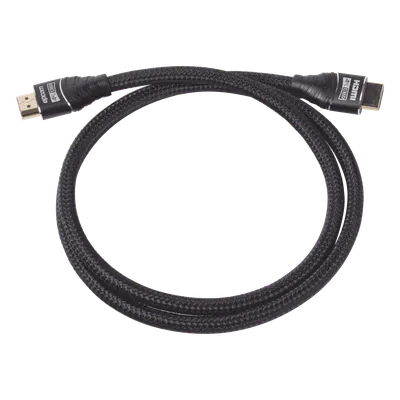 Cable HDMI Ultra-Resistente Redondo de 1m (3.2 ft) Optimizado para Resolución 4K ULTRA HD