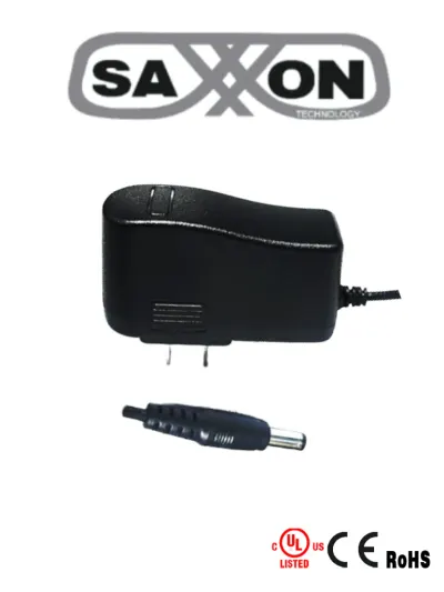 Fuente de poder SAXXON PSU12015-E de 12 Vcc y 1.5 A