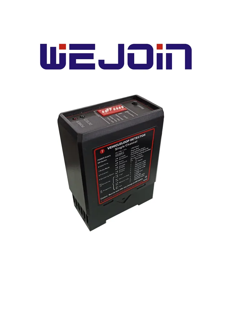 Sensor de masa vehicular WEJOIN WJDG102 de 1 lazo para barreras