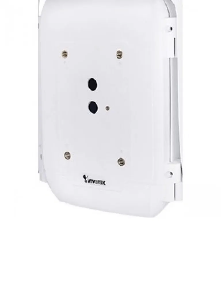 VIVOTEK AT-CAS-001 -Gabinete metalico de exterior para proteccion de equipos y conexiones, Impermeable, Proteccion de intemperie IP66, Proteccion Antivandalica IK10, Color blanco, Dimensiones 289W x 280L x 132H mm