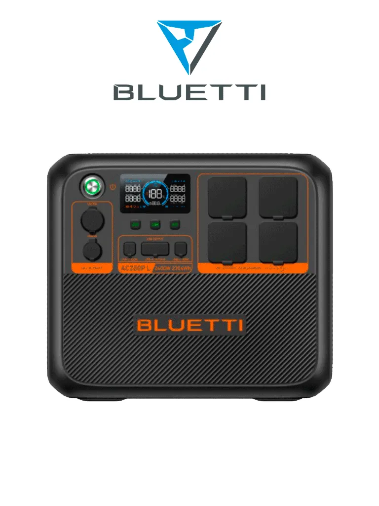 Estación de energía portátil BLUETTI AC200PL de 2,304 Wh y 2,400 W