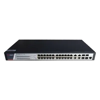 Switch PoE+ administrable Hikvision DS-3E2528P(B) de 24 puertos
