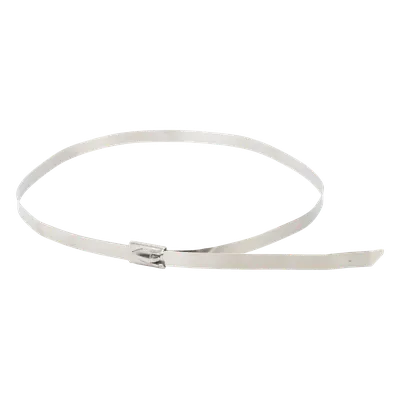 Cincho de Acero Inoxidable / 4.6 mm x 360 mm (1.18 ft) / 60 kg Tracción / 10 piezas / -40°C a +85°C