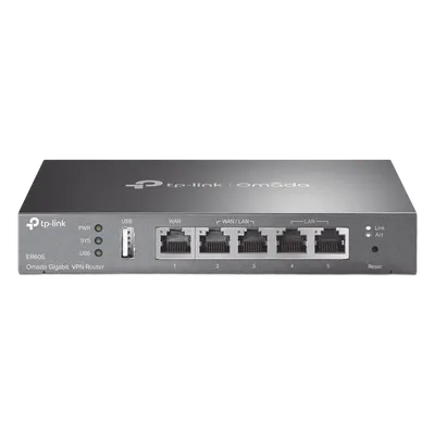 Router empresarial TP-LINK ER605 con 5 puertos Gigabit y VPN