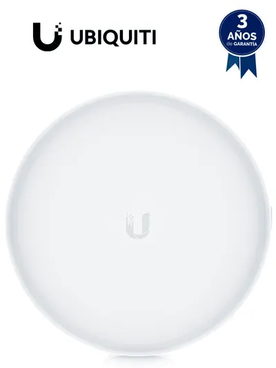 UBIQUITI GBE-PLUS -  Radio airMAX AC de alta capacidad, radio principal de 60 GHz y antena de 35 dBi, Rendimiento True Duplex Gigabit