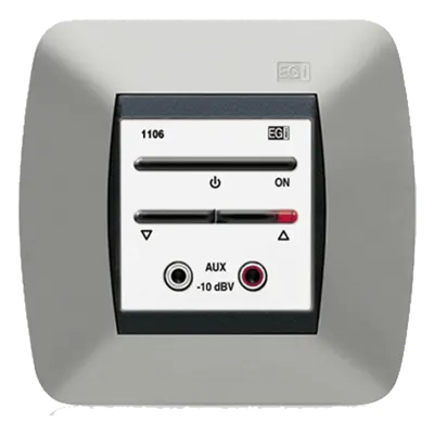 Módulo de Entrada de Audio Auxiliar / Regulador de Volumen / Compresor de Señal / Auto-mezclable 5 Unidades / 15 VDC / 1.25 W RMS
