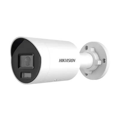 [Dual Light + ColorVu] Bala IP 4 Megapixel / Lente 2.8 mm / 40 mts IR + 40 mts Luz Blanca /  Microfono Integrado / Exterior IP67 /   WDR 130 dB / ACUSENSE / Captura Facial /  PoE / ACUSEARCH