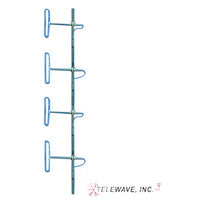 Antena Base VHF / 4 Dipolos / 138-174 MHz / Ganancia 6-9 dB / 16.2 x 3 ft / Resistencia Viento 281 km/h