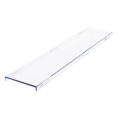 Tapa protectora / Regleta S66 / Plástico retardante llama / Blanco / 10 x 3.4 x 1.2 pulgadas