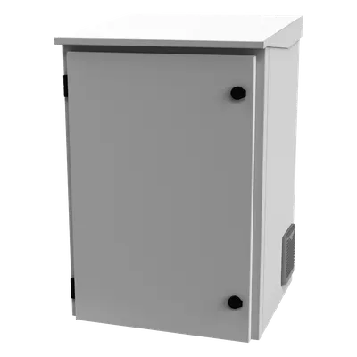 Gabinete exterior LINKEDPRO LP-FORTE-16U-R3 de 16U con ventilación
