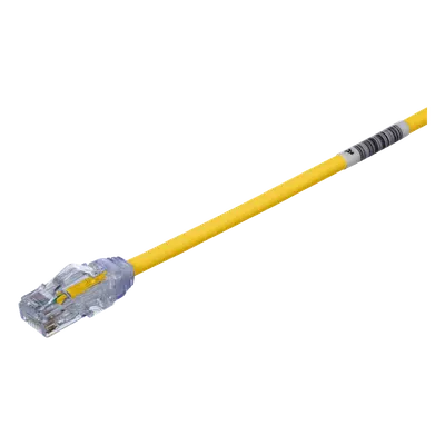 Cable de parcheo PANDUIT UTP28X1YL Cat6A amarillo de 0.3 m
