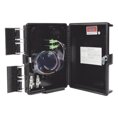 Cierre de empalme FTTx FIBERHOME GFS-8G con splitter 1x8 SC/APC