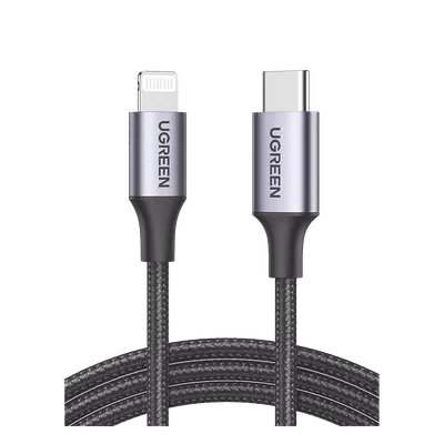 Cable USB-C a Lightning UGREEN 60759 MFi de 1 metro