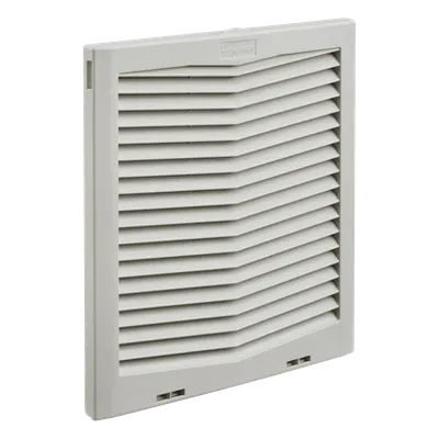 Rejilla de Escape / IP54 / HF13 13 in (325 mm) / Plástico / Click-Fit / Gris Claro