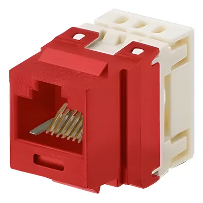 Jack Keystone Panduit NKP5E88MRD Cat 5e RJ45 de impacto 110