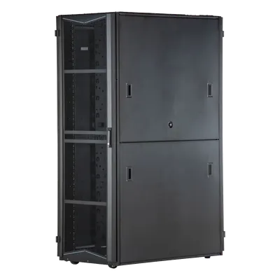 Gabinete para Centros de Datos / 42 UR / 800 mm (2.62 ft) Ancho / 1070 mm (3.51 ft) Profundidad / Acero / Negro