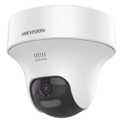 Cámara domo turret Hikvision DS-2CE70D0T-PTLTS de 2 MP y audio bidireccional