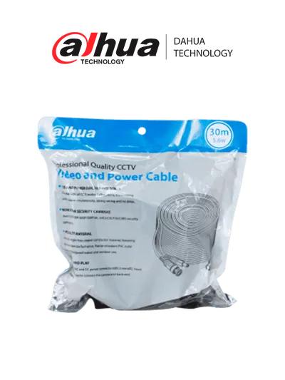 Cable CCTV DAHUA DH-PFM942I-30-5 de 30 metros para video y energía