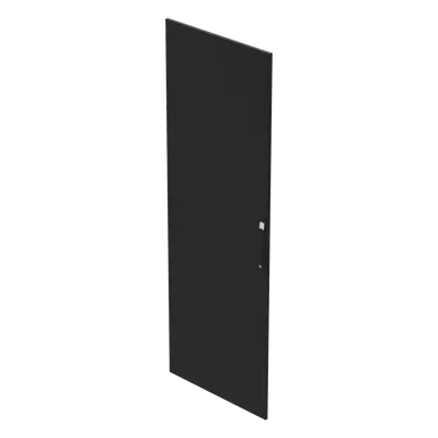Puerta Sólida para Rack Servidor / 2000x700 mm (78.7x27.6 in) / Acero Negro RAL 9005 / cUL Listed / EIA RS-310-D