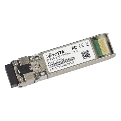 Transceptor MiniGBIC / 1G-10G-25G / LC Dúplex / Monomodo 10 km (32,808 pies) / 1310 nm / SFP-SFP+-SFP28