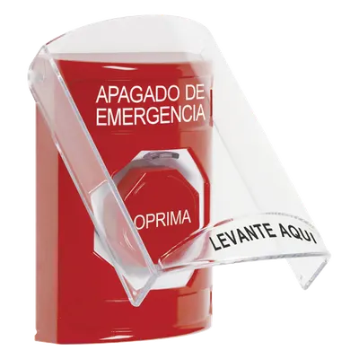 Botón Multipropósito / Apagado de Emergencia / Llave para Reset / Bocina Integrada / 2 Relevadores NO/NC / Interior / -40°C a 121°C / Tapa de Policarbonato