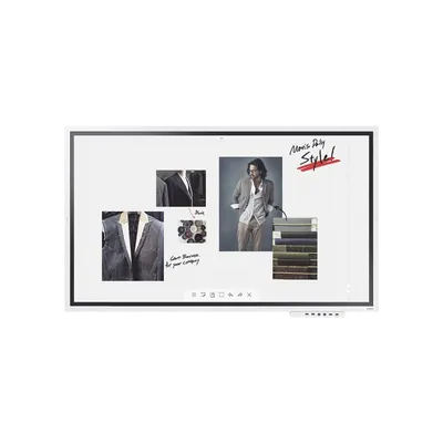 Pantalla Interactiva Touch de 65" con Lápiz Táctil / conectividad Wifi / USB / RJ45 / RS232 / HDMI / Salida Touch / Tizen SO / compatible con VESA