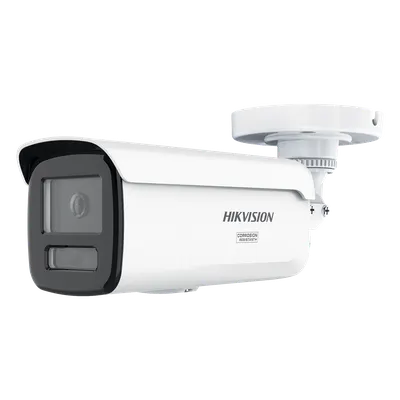 Bala IP / 6 Megapixel / Lente 4 mm / 197 pies IR + Luz Blanca / Exterior IP67 / Estrobo Azul y Rojo / WDR 130 dB / ACUSENSE 3.0 / Metal / NEMA 4X / ACUSEEK