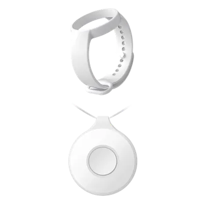 Botón de pánico Hikvision DS-PDEBP1-EG2-WB/BAND con pulsera integrada