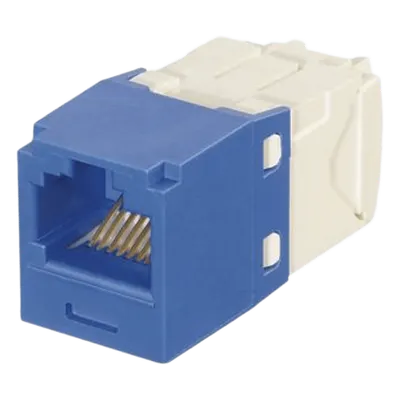 Módulo jack RJ45 PANDUIT CJK688TGBU Cat 6 azul Mini-Com