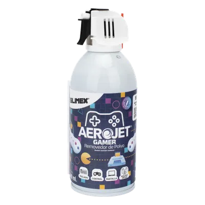 Removedor de polvo SILIMEX Aerojet Gamer de 300 ml con válvula 360°