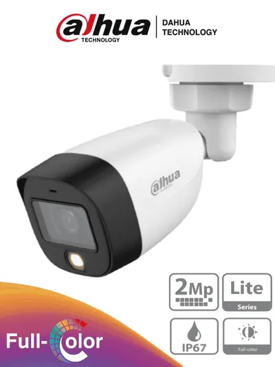 Cámara bullet Dahua DH-HAC-HFW1209CN-LED Full Color 1080p