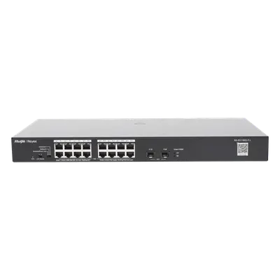 Switch PoE+ Ruijie RG-ES118GS-P-L con 16 puertos Gigabit
