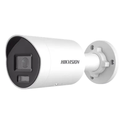[Dual Light + ColorVu] Bala IP 8 Megapixel (4K) / Lente 2.8 mm / 40 mts IR + 40 mts Luz Blanca /  Microfono Integrado / Exterior IP67 /   WDR 130 dB / ACUSENSE (Filtro de Falsas Alarmas) / Captura Facial / PoE / Metal / ACUSEARCH