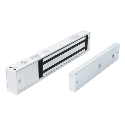 Chapa magnética AccessPRO MAG600NLED de 600 lb con sensor NO/NC