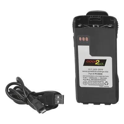 Batería Li-Po / 2500 mAh / Cargador Micro USB Integrado / Radios XTS2500/PR1500