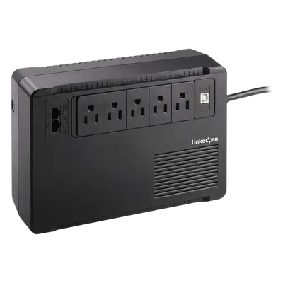UPS de Escritorio / 750 VA / 375 W / Topología Standby / 8 Tomas NEMA 5-15R / Supresión 890 J / USB 2.4 A