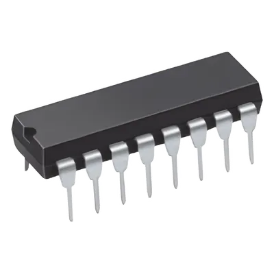 Circuito Integrado / Doble Contador Binario 4 Etapas / DIP-14 / 27 MHz / -55°C a 125°C