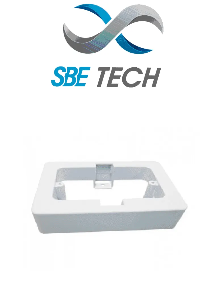 Caja universal de PVC 2X4 SBE TECH SBE-CUNIV para distribución de cables