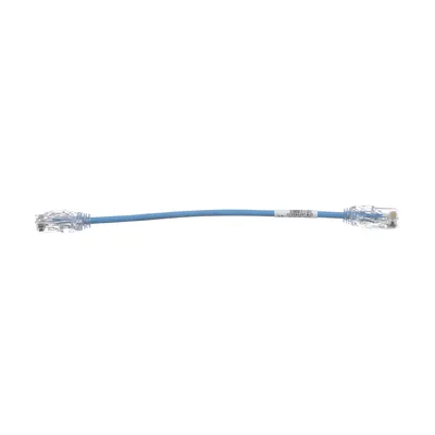 Cable de parcheo PANDUIT UTP28X0.2MBU Cat6A azul de 20 cm